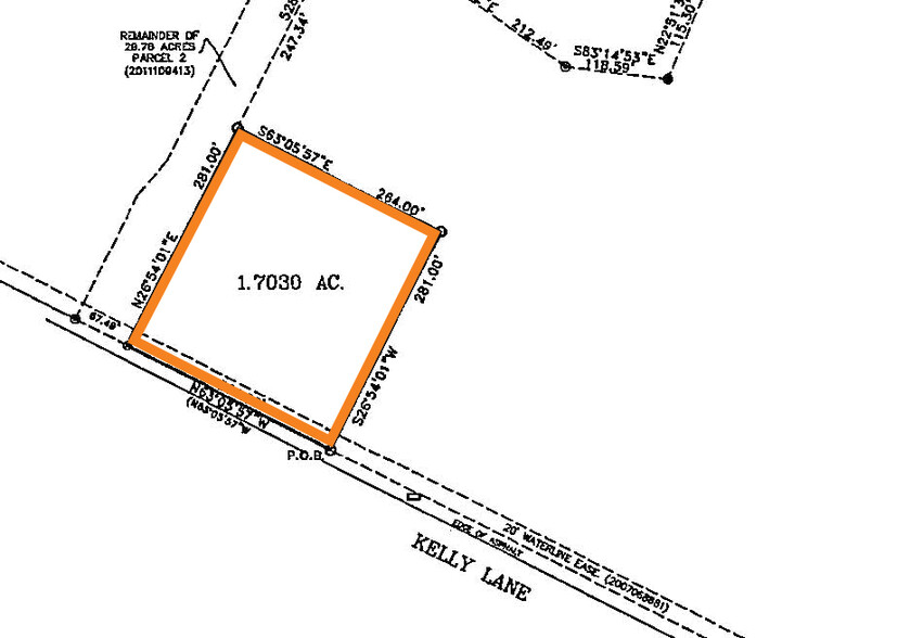 Kelly Lane, Pflugerville, TX for sale - Site Plan - Image 3 of 3