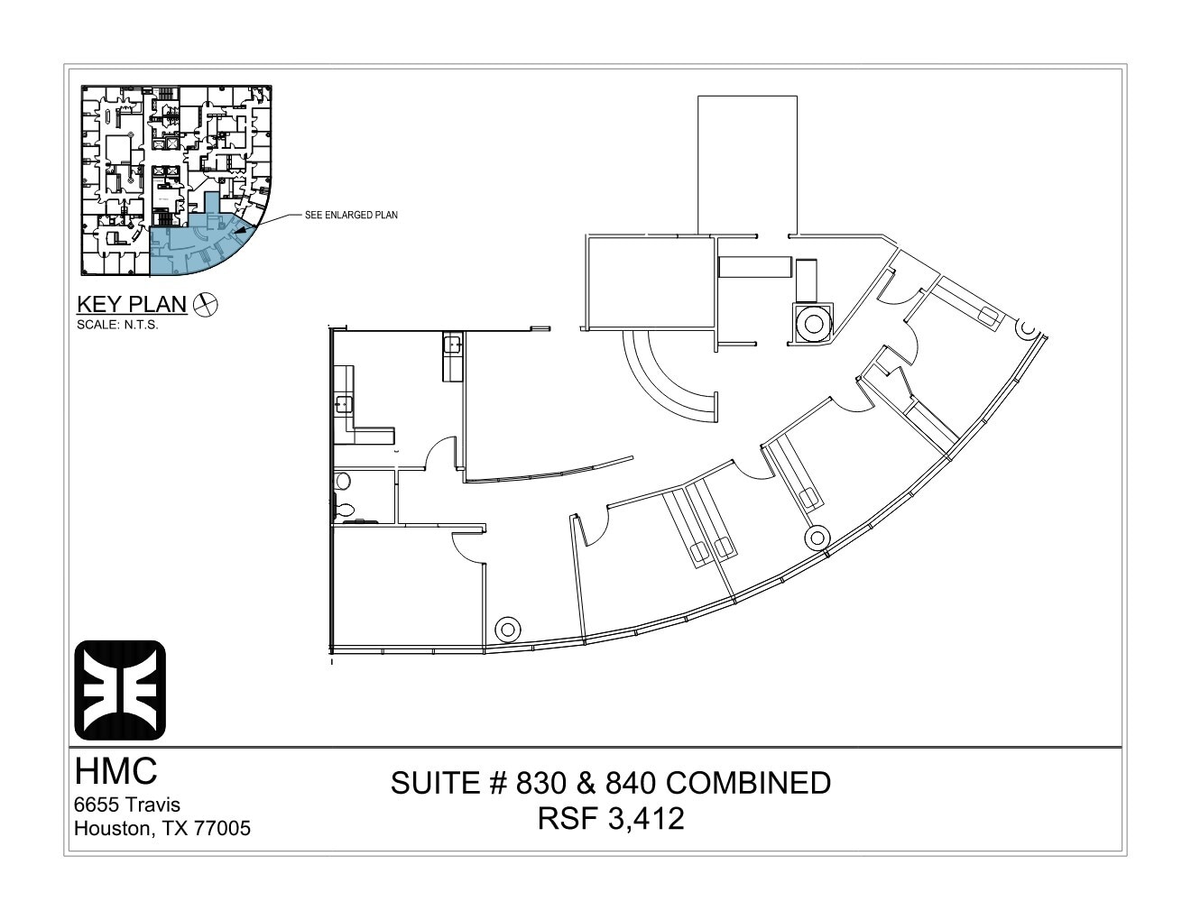 6655 Travis St, Houston, TX for lease Floor Plan- Image 1 of 1