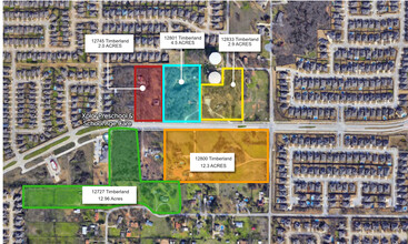 12745 Timberland Dr, Fort Worth, TX - aerial  map view - Image1