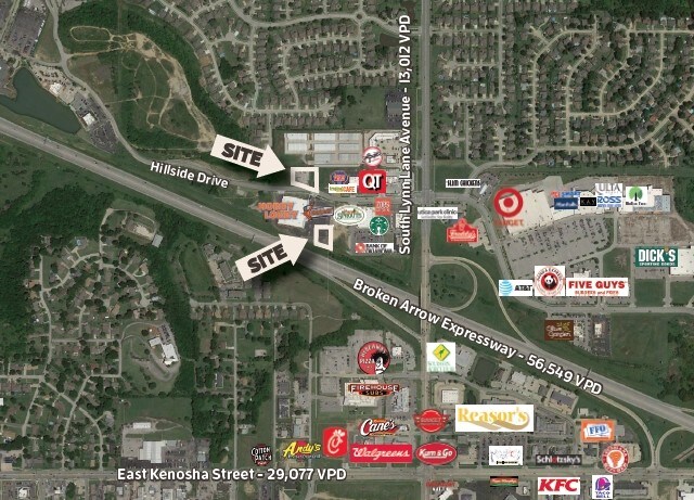 E Hillside Dr & Lynn Ln, Broken Arrow, OK for sale - Primary Photo - Image 1 of 1