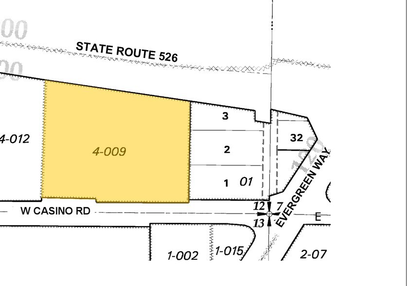 205-207 E Casino Rd, Everett, WA for lease - Plat Map - Image 2 of 4