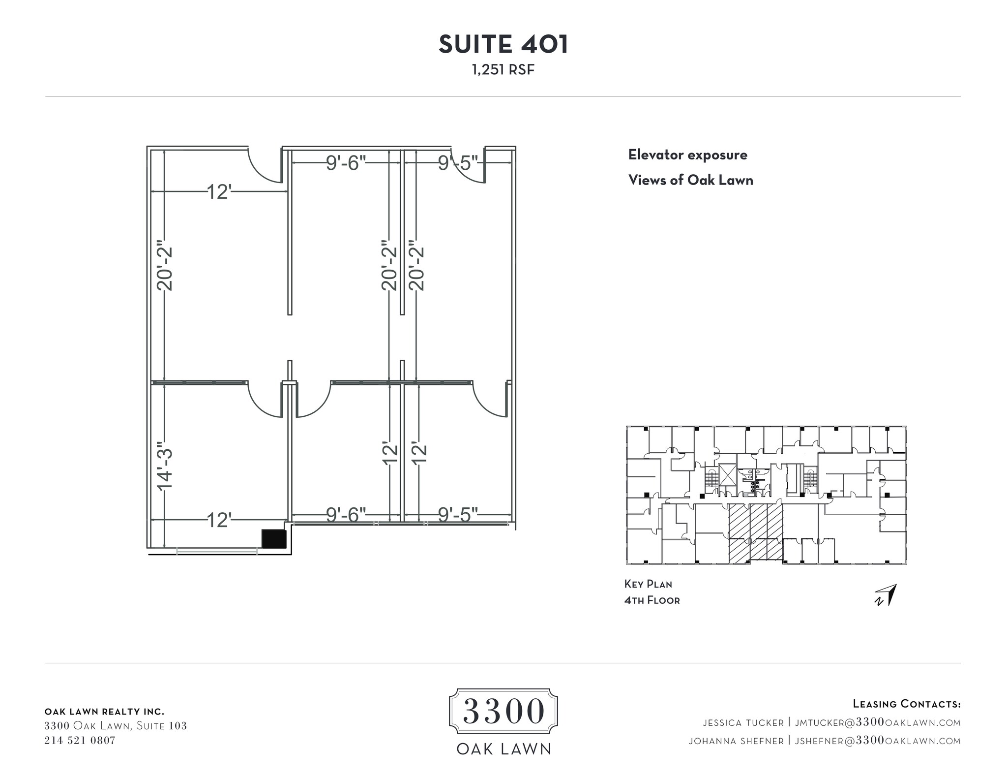 3300 Oak Lawn Ave, Dallas, TX for lease Site Plan- Image 1 of 1