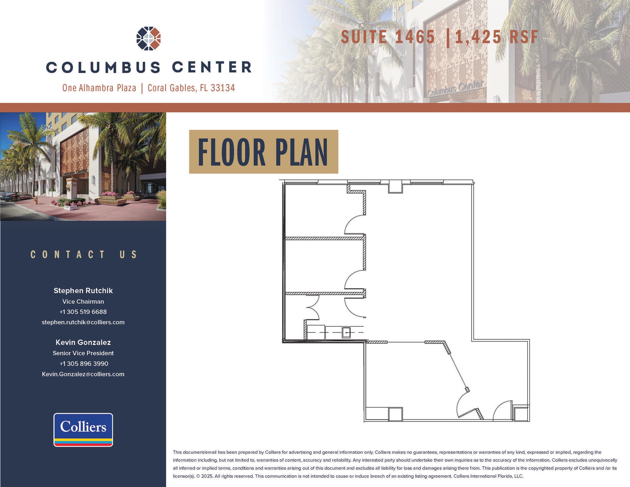 55 Alhambra Plz, Coral Gables, FL for lease Floor Plan- Image 1 of 1