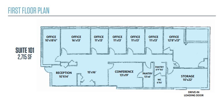 14900 Sweitzer Ln, Laurel, MD for lease Floor Plan- Image 1 of 1