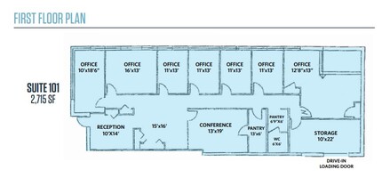 14900 Sweitzer Ln, Laurel, MD for lease Floor Plan- Image 1 of 1