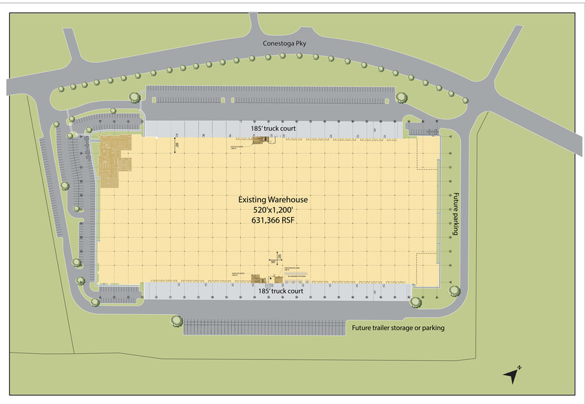 972 Conestoga Pky, Shepherdsville, KY for lease - Floor Plan - Image 2 of 13