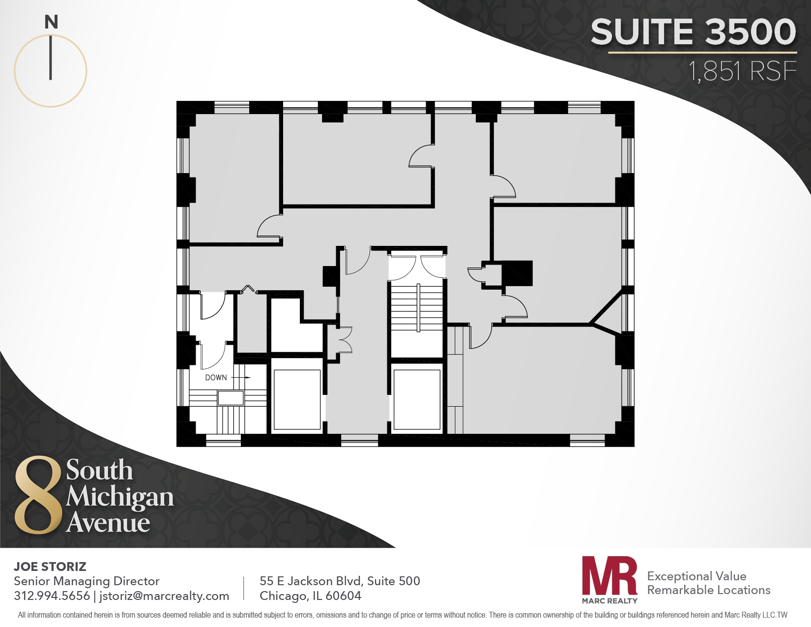 8 S Michigan Ave, Chicago, IL for lease Floor Plan- Image 1 of 11