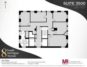 8 S Michigan Ave, Chicago, IL for lease Floor Plan- Image 1 of 11