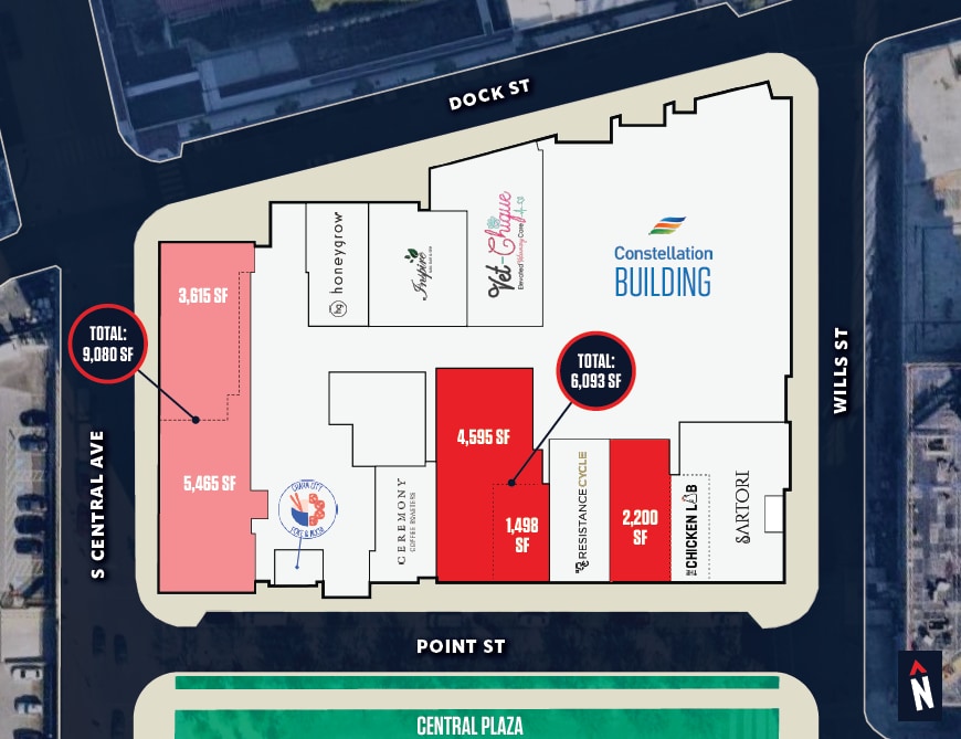 1310 Point St, Baltimore, MD for lease Floor Plan- Image 1 of 1