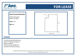 2200 Veterans Memorial Blvd, Kenner, LA for lease Floor Plan- Image 1 of 1