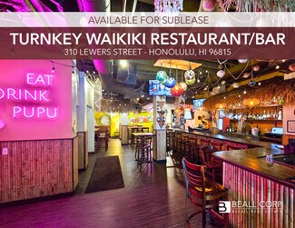 More details for 310-314 Lewers St, Honolulu, HI - Retail for Lease