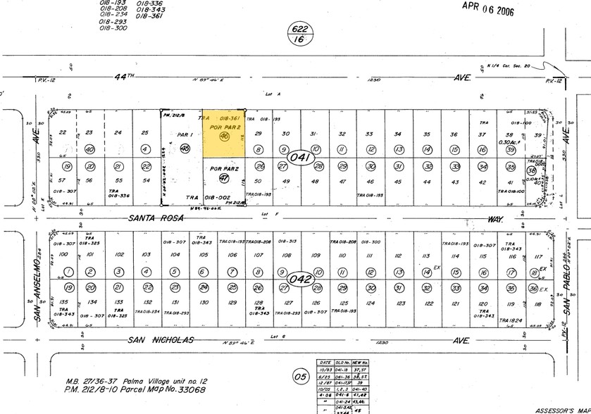 73321 Fred Waring Dr, Palm Desert, CA for sale - Plat Map - Image 1 of 1