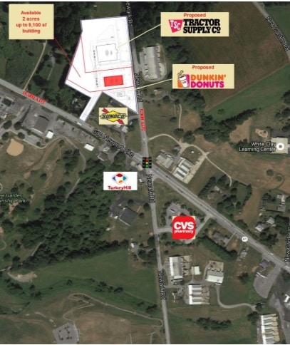 Newark Rd, Toughkenamon, PA for sale - Aerial - Image 2 of 7