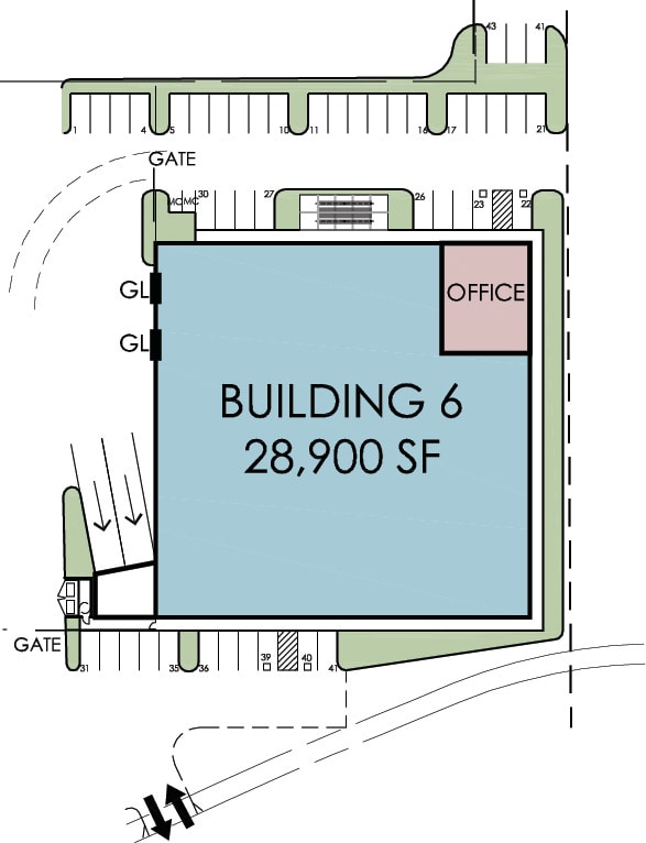 2200 Wisteria, Paso Robles, CA for lease Floor Plan- Image 1 of 2