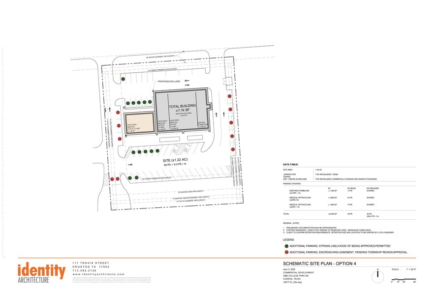 3068 College Park Dr, The Woodlands, TX for lease - Site Plan - Image 2 of 22