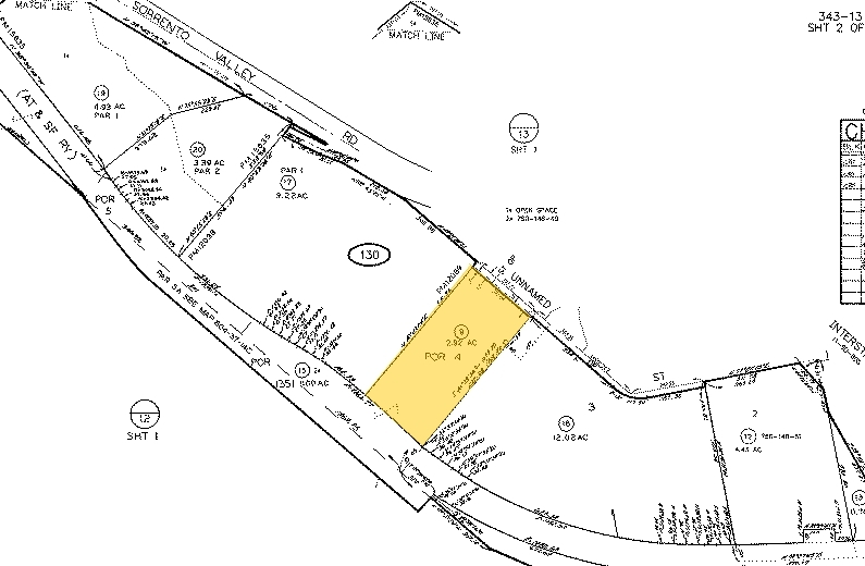 10170 Sorrento Valley Rd, San Diego, CA for lease - Plat Map - Image 2 of 6