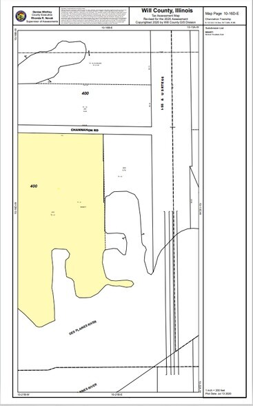 24105 W Front St, Channahon, IL for sale - Plat Map - Image 1 of 1