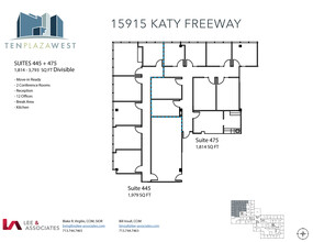 15915 Katy Fwy, Houston, TX for lease Floor Plan- Image 2 of 2