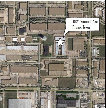 1825 Summit Ave, Plano, TX for lease - Aerial - Image 3 of 6