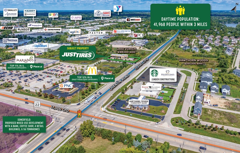 175 Quentin Rd, Lake Zurich, IL for sale - Building Photo - Image 2 of 4