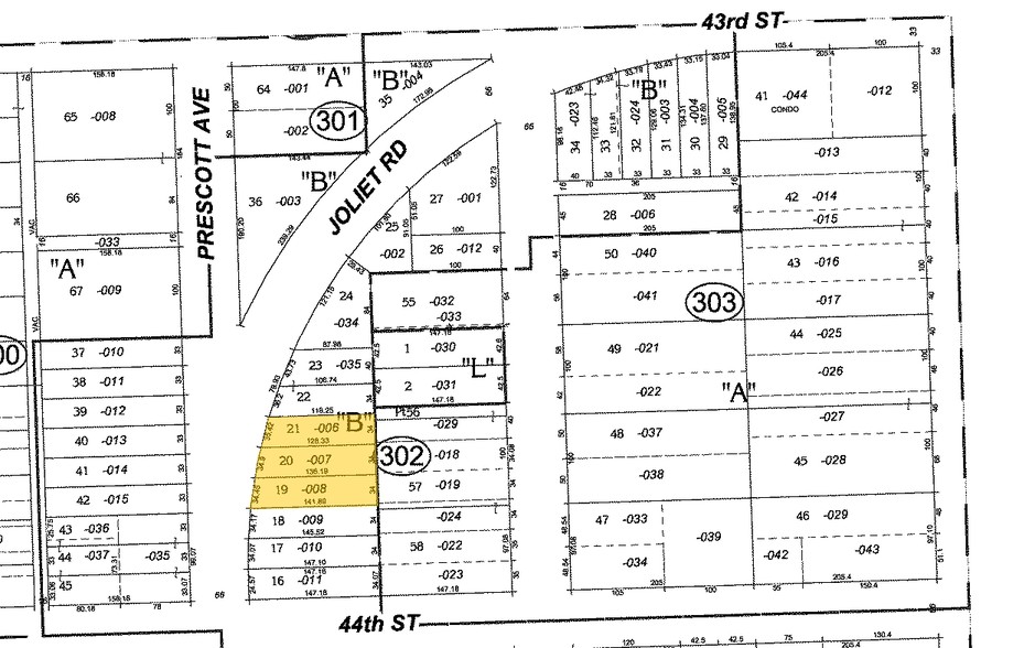 4337 Prescott Ave, Lyons, IL for sale - Plat Map - Image 1 of 1