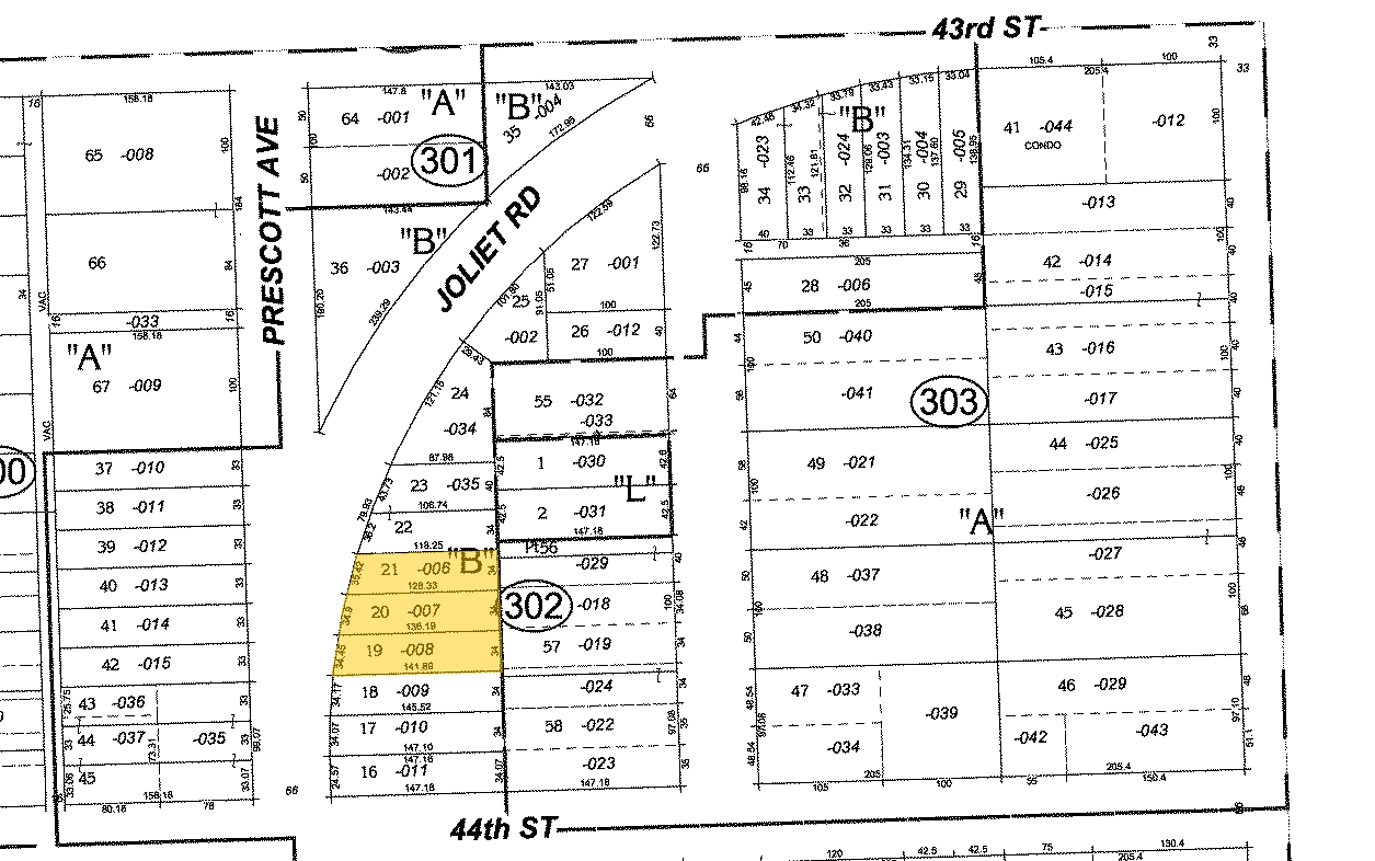 4337 Prescott Ave, Lyons, IL for sale Plat Map- Image 1 of 1