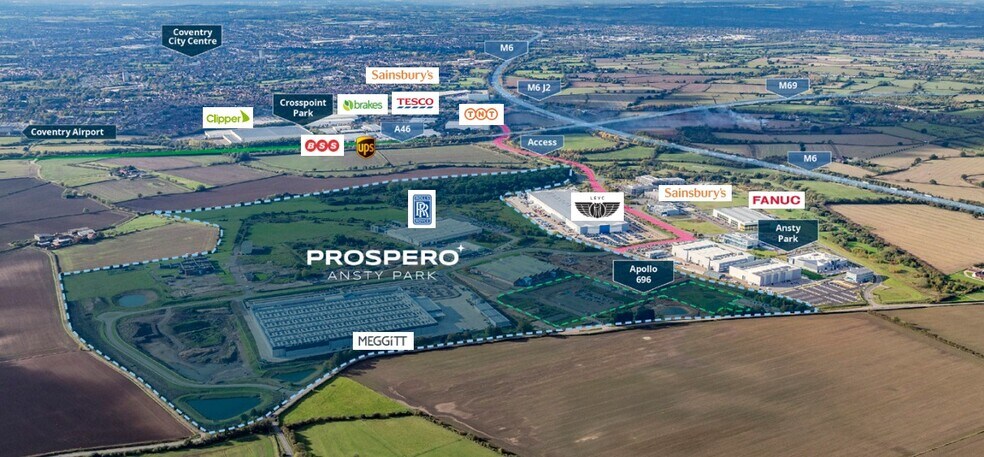 Pilot Way, Ansty for sale - Aerial - Image 1 of 1