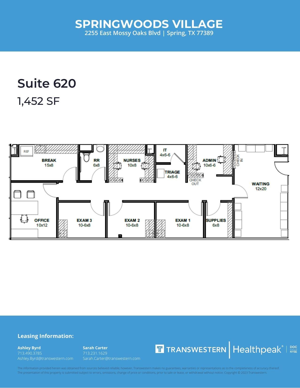 2255 E Mossy Oaks Blvd, Spring, TX for lease Floor Plan- Image 1 of 1