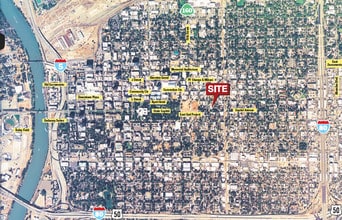 1217-1221 18th St, Sacramento, CA - AERIAL  map view