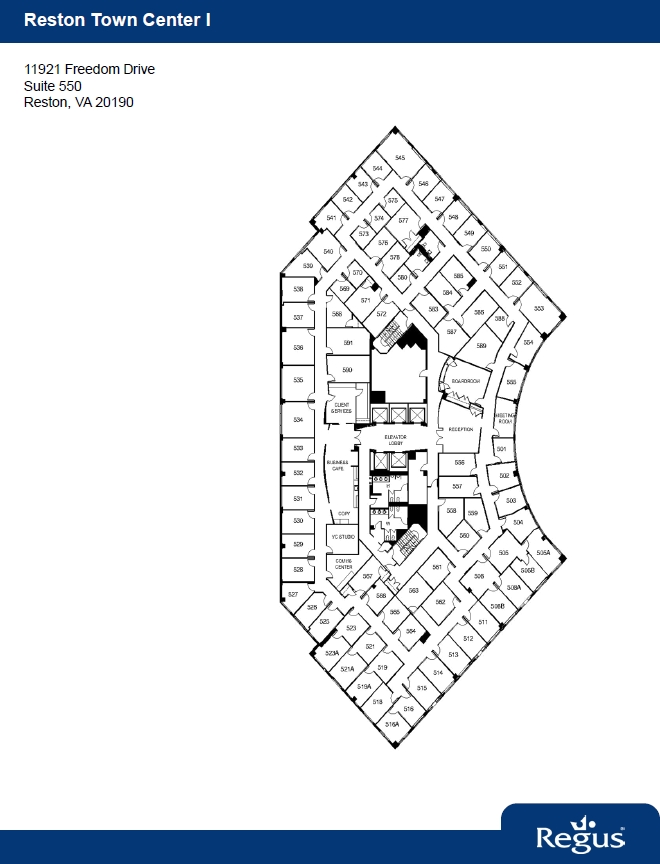 11921 Freedom Dr, Reston, VA for lease Floor Plan- Image 1 of 1