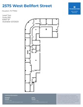 2575 W Bellfort St, Houston, TX for lease Floor Plan- Image 1 of 1