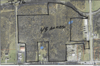 15736 Mahoning Ave, Lake Milton, OH - aerial  map view