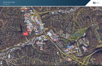 7 S Tunnel Rd, Asheville, NC - AERIAL map view