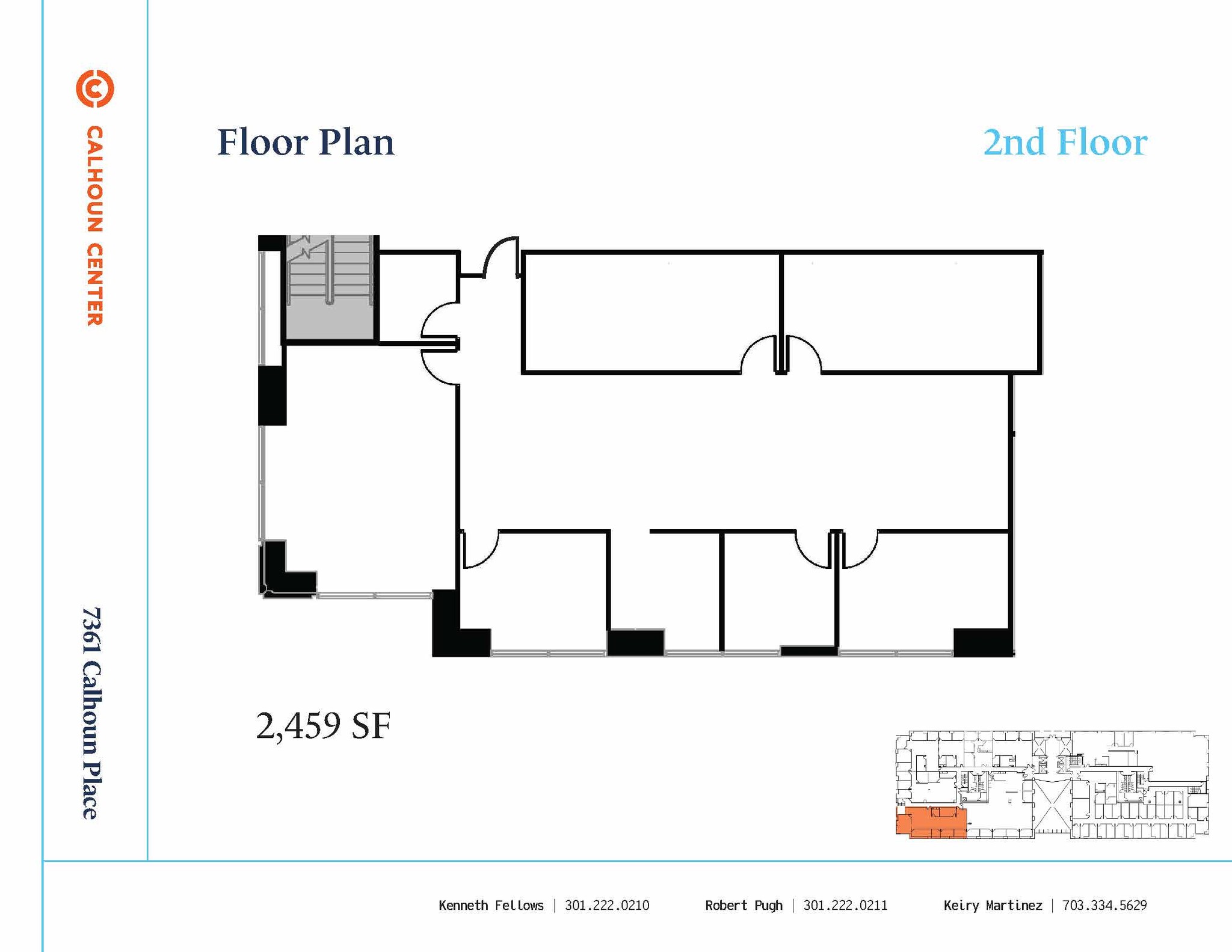 7361 Calhoun Pl, Rockville, MD for lease Typical Floor Plan- Image 1 of 1