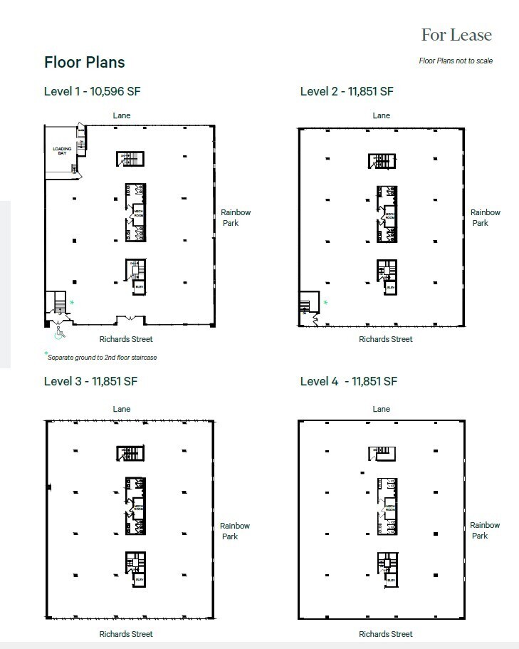 814 Richards St, Vancouver, BC for lease Floor Plan- Image 1 of 1