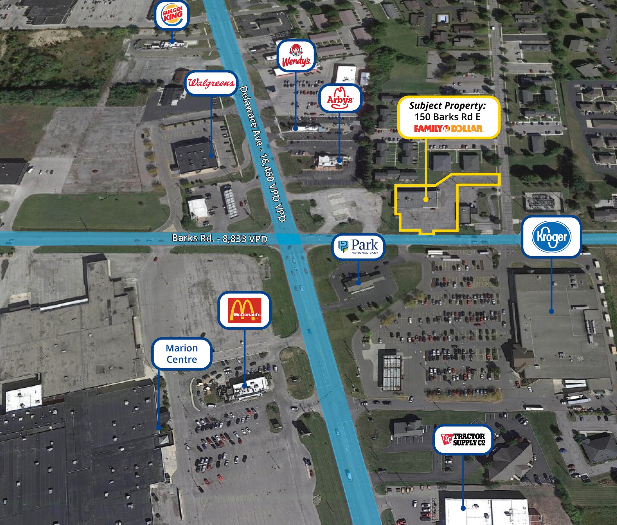 150 Barks Rd E, Marion, OH 43302 Family Dollar