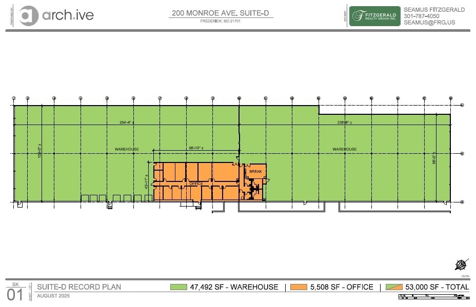 200 Monroe Ave, Frederick, MD for lease Floor Plan- Image 1 of 1