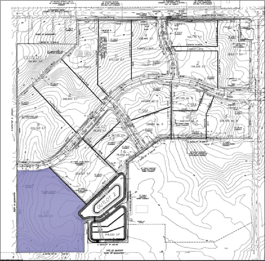 Mineral Point Rd, Verona, WI for sale Plat Map- Image 1 of 1