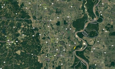 DeSoto Levee Dr, Arkansas City, AR - AERIAL  map view