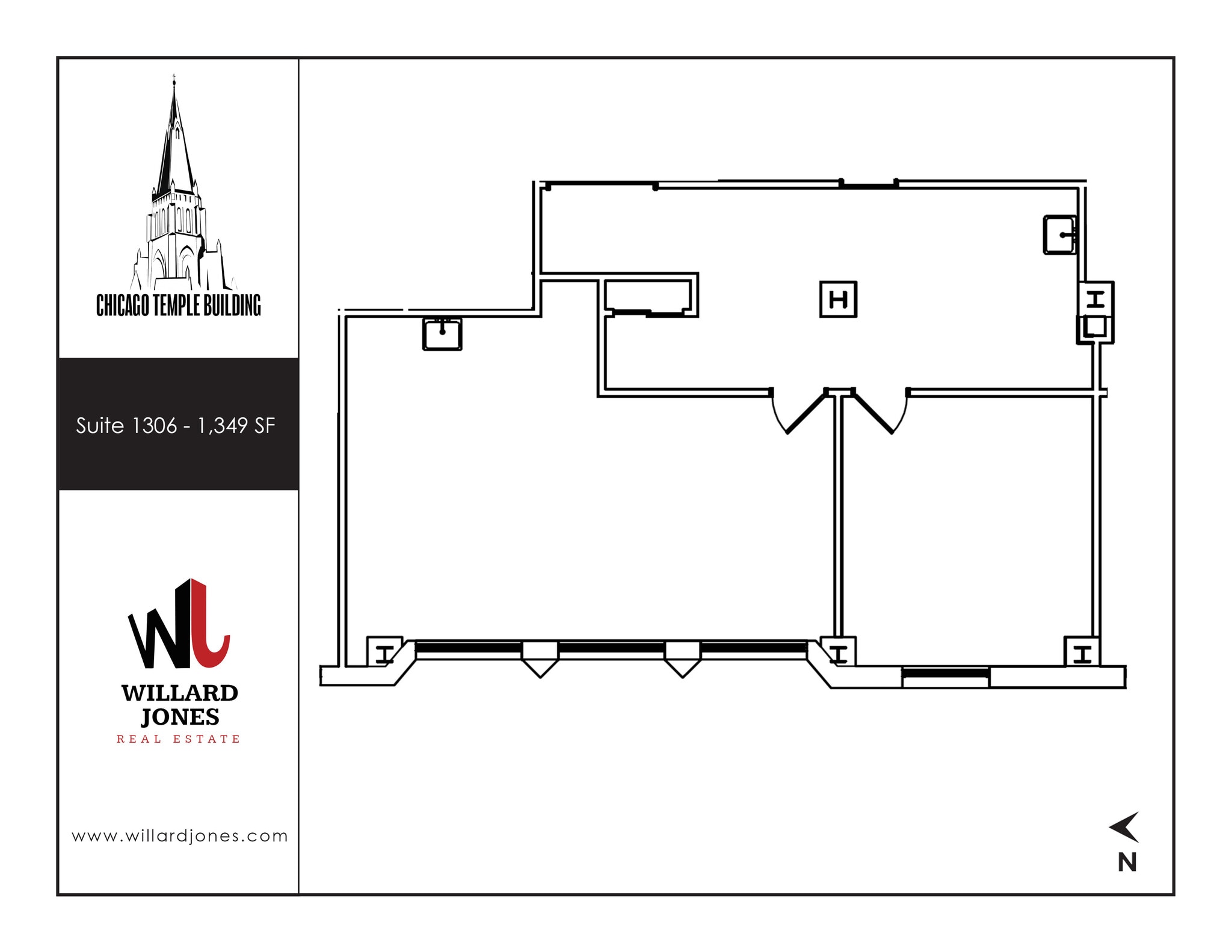 77 W Washington St, Chicago, IL for lease Floor Plan- Image 1 of 1
