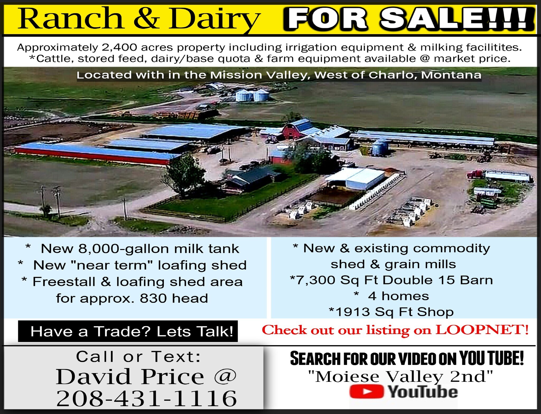 51989 Dairy Ln, Charlo, MT for sale Building Photo- Image 1 of 1