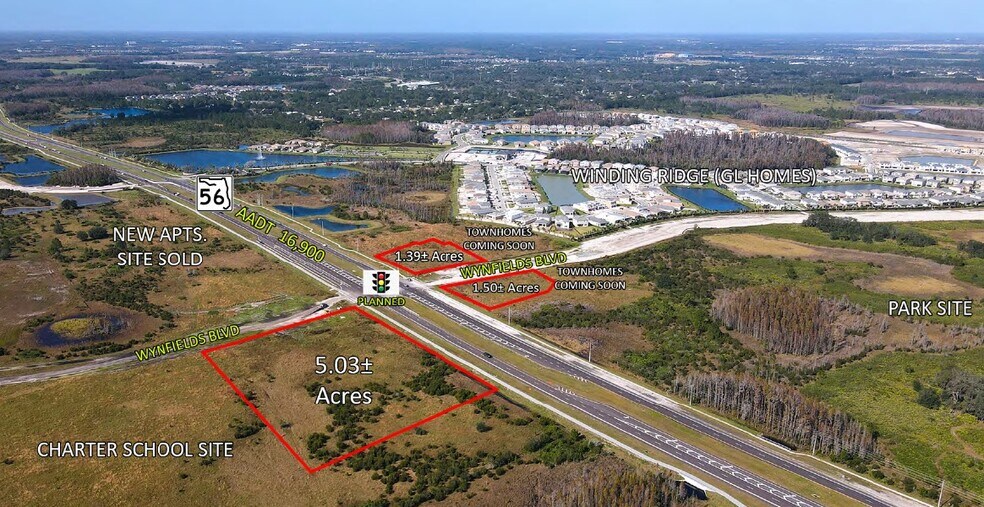 State Rd 54, Wesley Chapel, FL 33543 1.50 ac Comm SR 54 /Wynfields