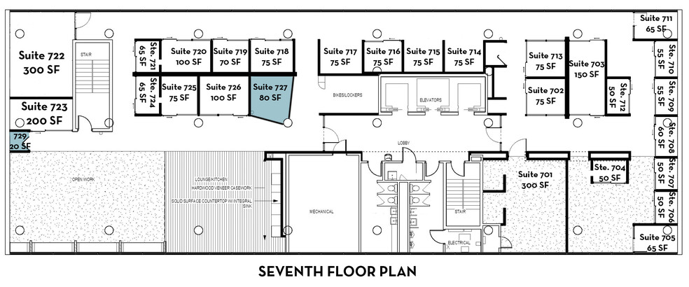 400 Gold Ave SW, Albuquerque, NM for lease - Floor Plan - Image 3 of 10
