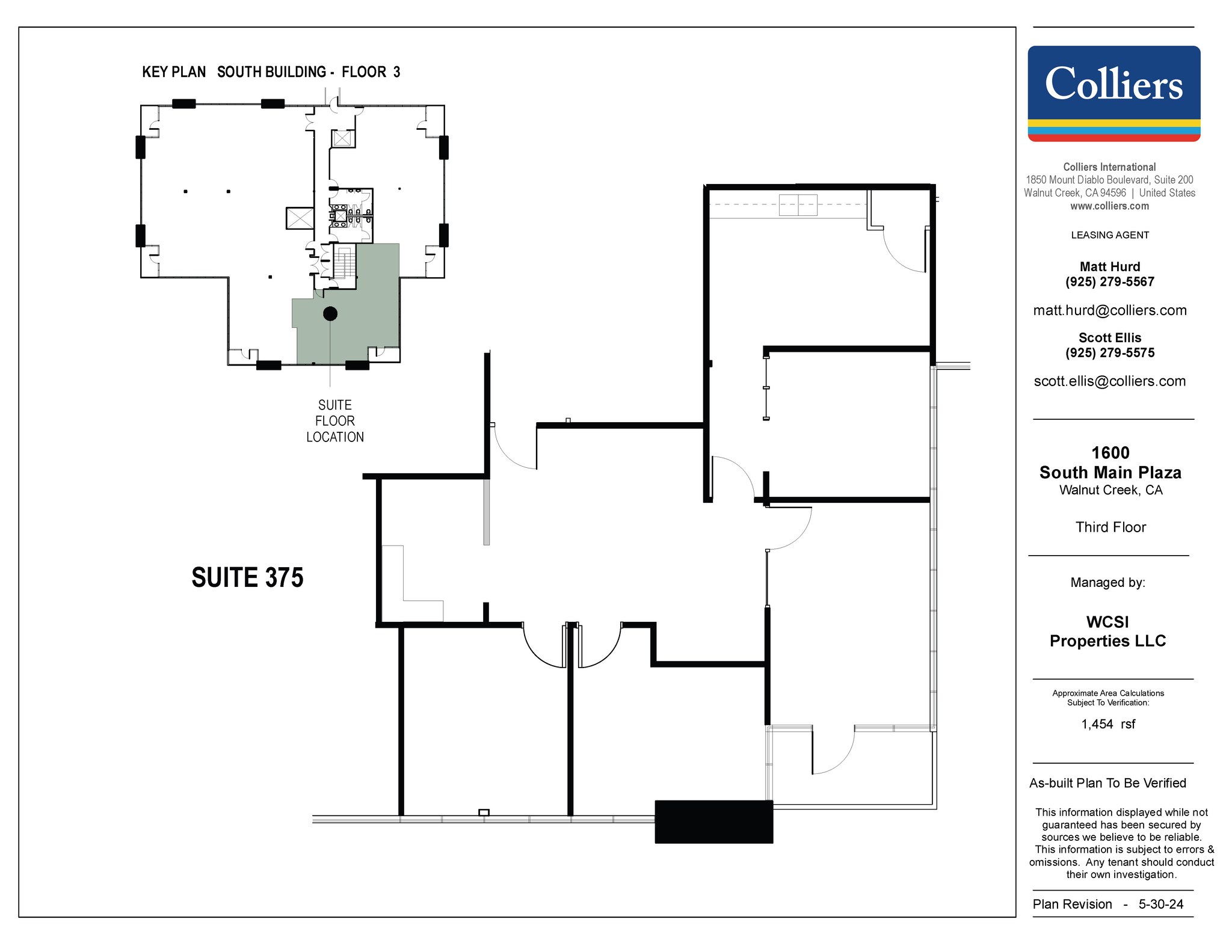 1600 S Main St, Walnut Creek, CA for lease Floor Plan- Image 1 of 1