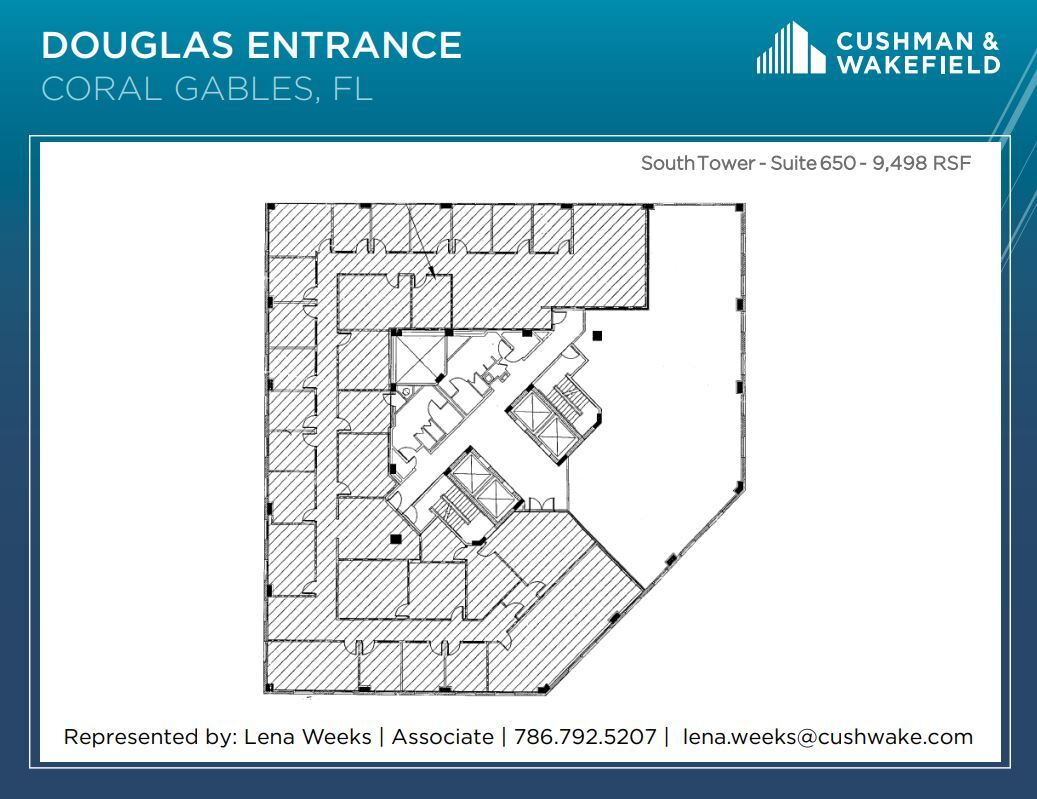 800 S Douglas Rd, Coral Gables, FL for lease Floor Plan- Image 1 of 1