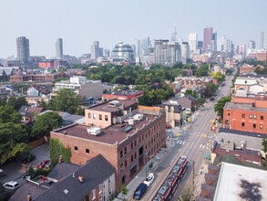 489 Queen St E, Toronto, ON - AERIAL map view