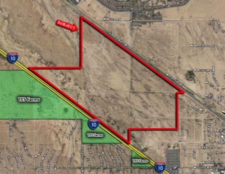 SUNLAND GIN Rd, Eloy, AZ for sale Plat Map- Image 1 of 1