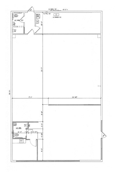 7105 E 22nd St, Tucson, AZ for lease - Floor Plan - Image 2 of 8