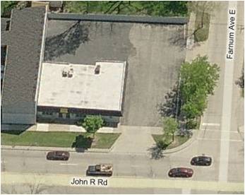 27708-27716 John R Rd, Madison Heights, MI for lease - Aerial - Image 2 of 6