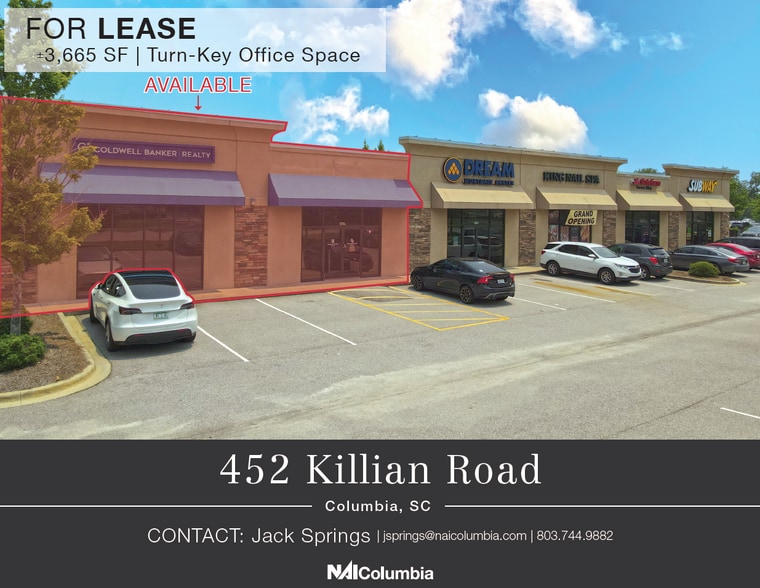 452 Killian Rd, Columbia, SC for lease - Building Photo - Image 1 of 2